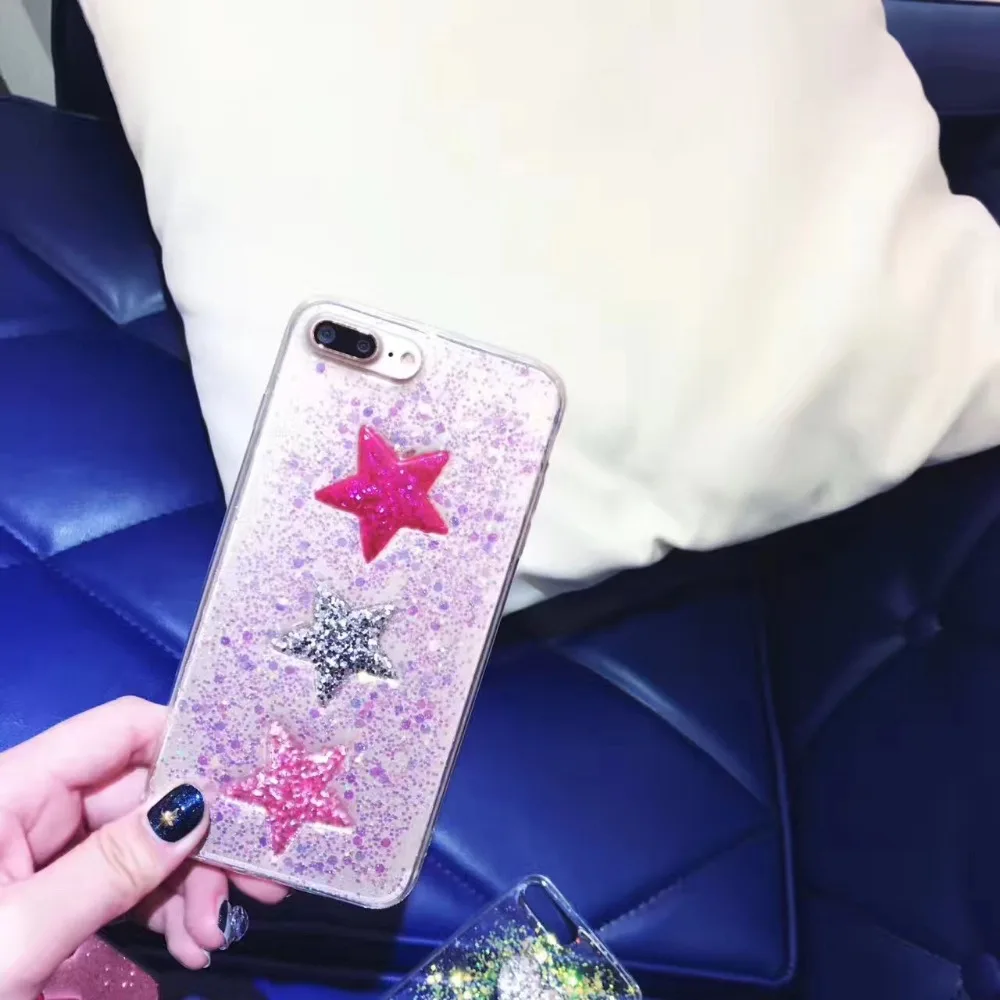 Япония Корея супер мило пятиконечная звезда постепенно меняется Цвет мерцающий