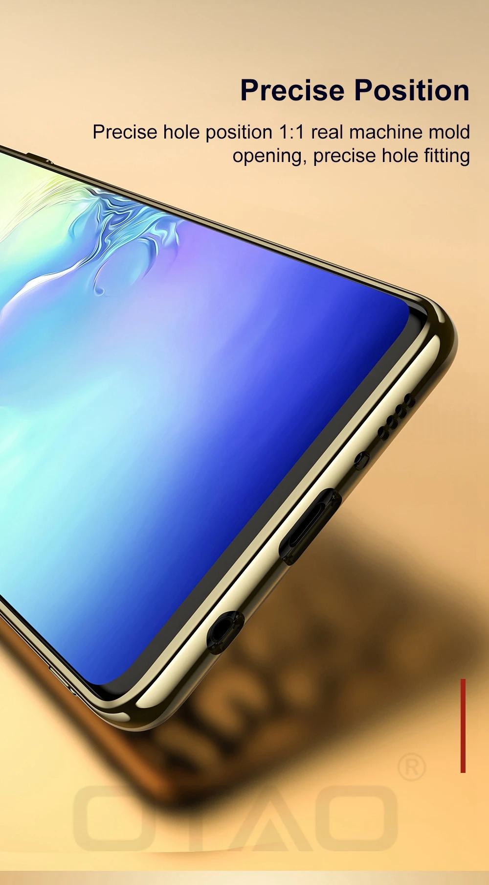 OTAO стеклянный чехол с леопардовым принтом для samsung Galaxy S9 S10 Plus S10e, Жесткий Чехол из поликарбоната для samsung Note 9, мягкий чехол из ТПУ с краями