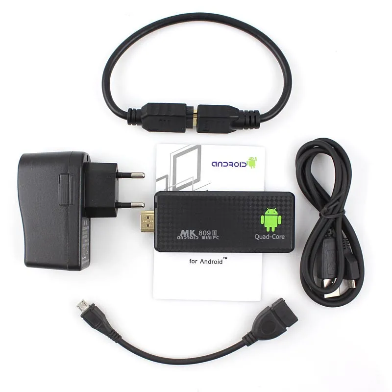 MK809III 2G/8GB четырехъядерный мини ПК на android Smart TV Box Stick + беспроводная мышь с