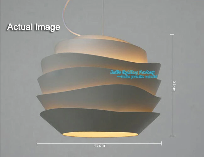 Новый современный простой Стиль подвесные светильники Foscarini Le Soleil красная роза