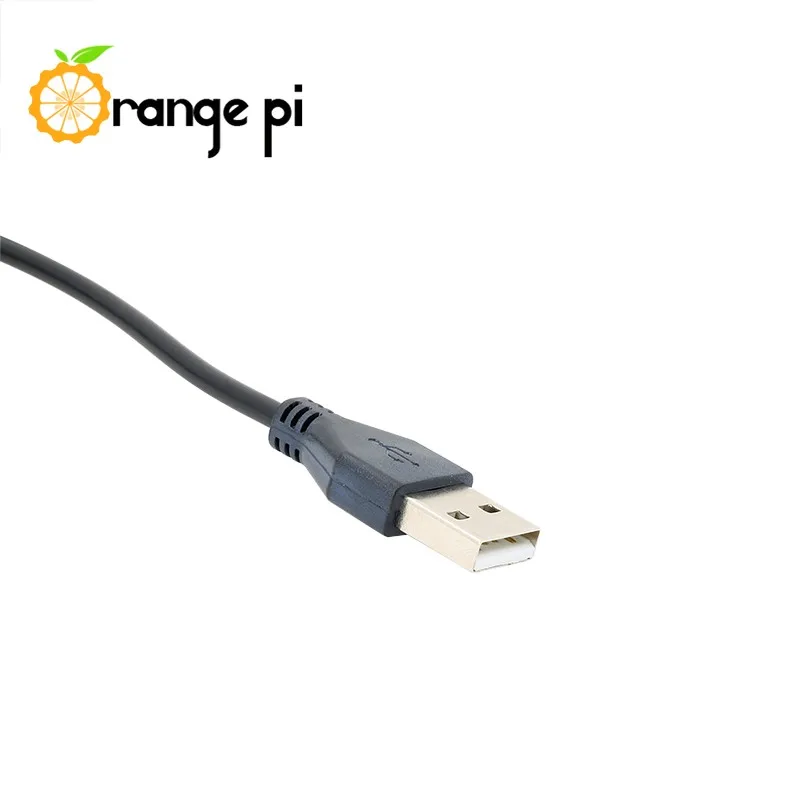 Orange Pi One Set3: Orange Pi One+ прозрачный ABS чехол+ USB к DC 4,0 мм-1,7 мм Кабель питания Поддержка Android, Ubuntu, Debian
