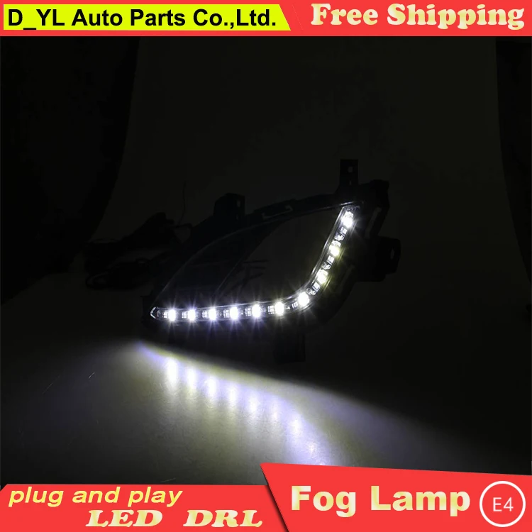 &quotL&quot модель LED DRL автомобильный Стайлинг для Hyundai Elantra 2012.2013.2014 светодиодные