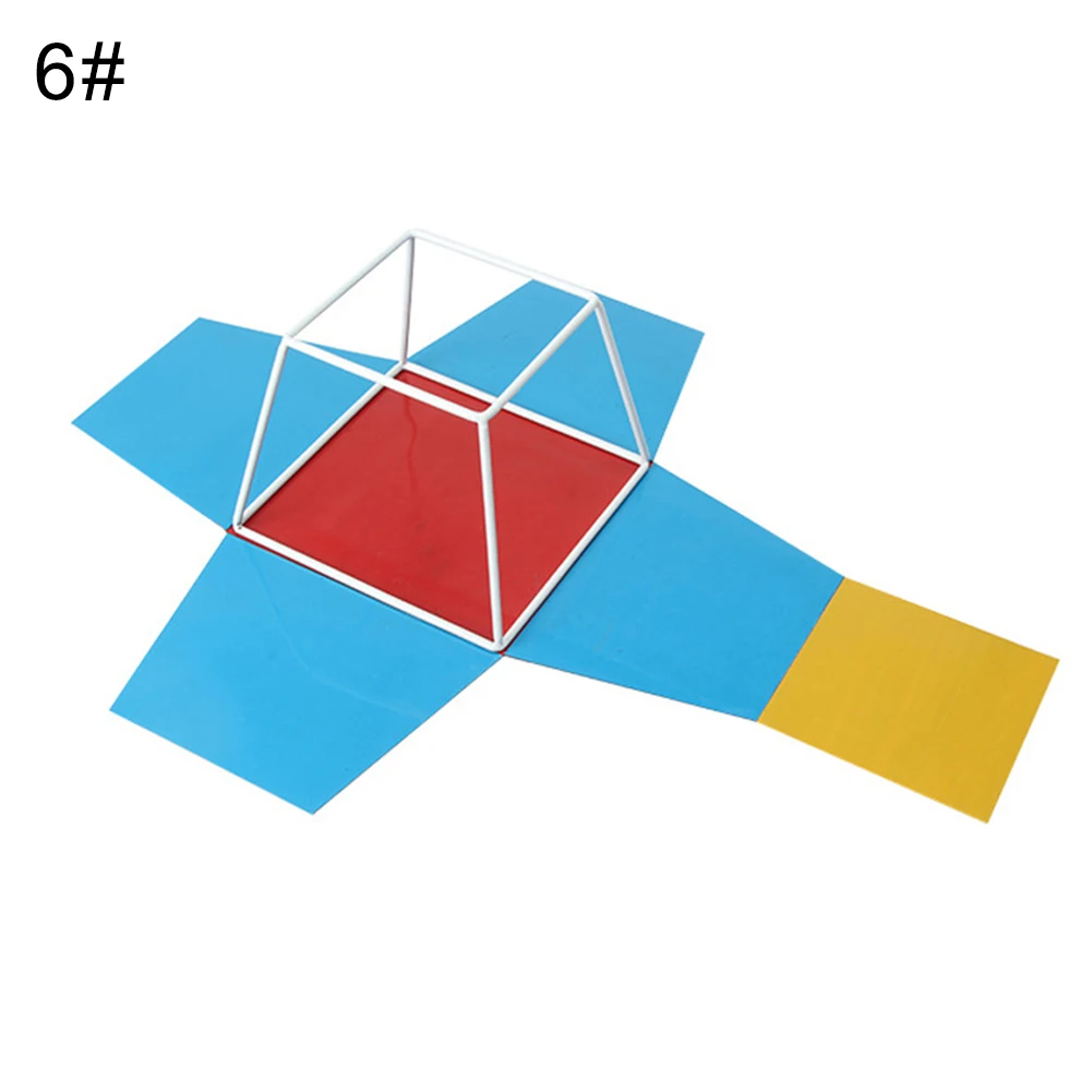 Магнитные раскладные геометрические Твердые shapeCube Призма 3D плоское обучение сравнение математические игрушки для детей