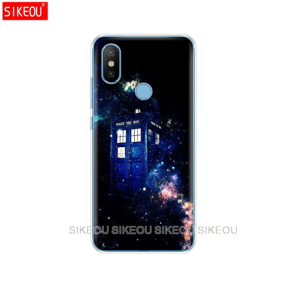 Силиконовый чехол для Xiaomi Mi 8 8SE A1 A2 5 5S 5X 6 Mi5 MI6 NOTE 3 MAX Mix 2 2S Tardis Box Doctor Who | Мобильные