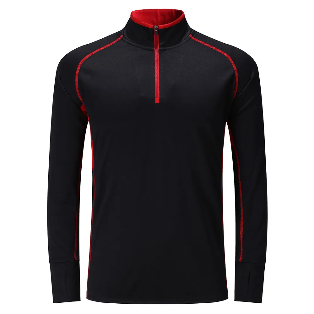 Shirt Red Adsmoney/зимние футболки с длинными рукавами для футбола, мужские тренировочные штаны с карманами, спортивные майки для детей, футбольная рубашка - Цвет: Shirt Red