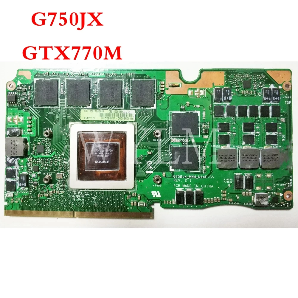 G750JX VGA Графический адаптер плата GTX770M N14E GS A1 для ASUS Laptopo ROG G750JW G750JH G750J _ MXM