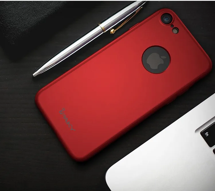 IPAKY бренд полная защита для iphone 7 4,7 ''для iphone 7 plus 5,5'' с закаленной стеклянной пленкой
