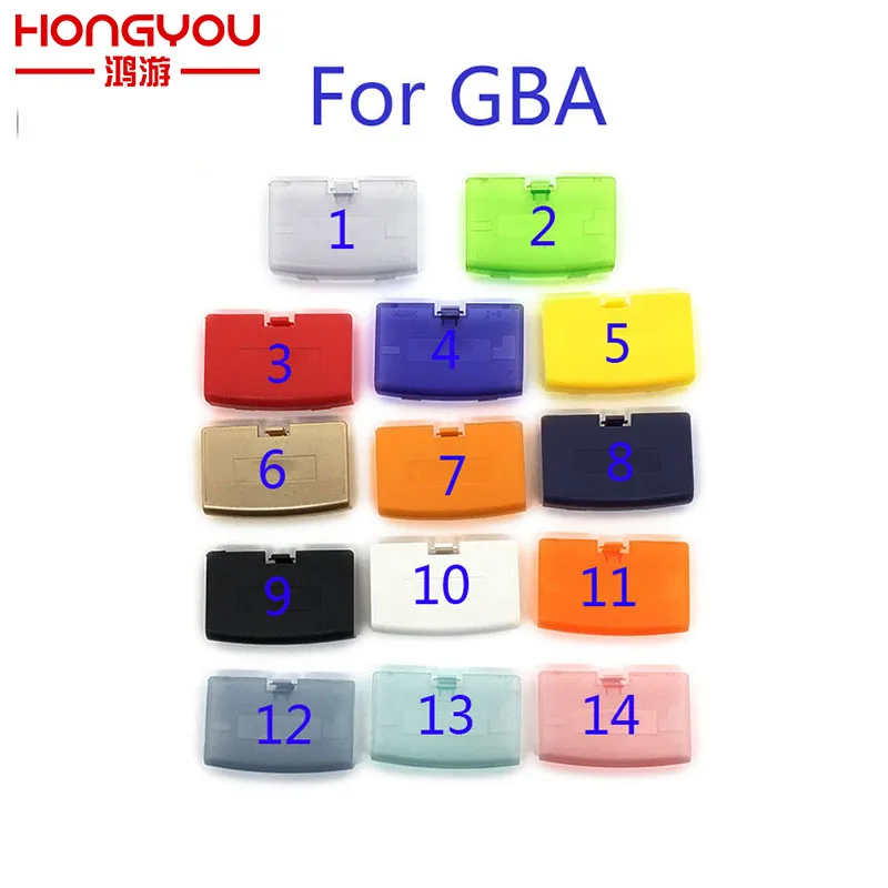10 шт. для GBA батарея Крышка Замена двери для GBA задняя дверь чехол для nintendo Gameboy Advance