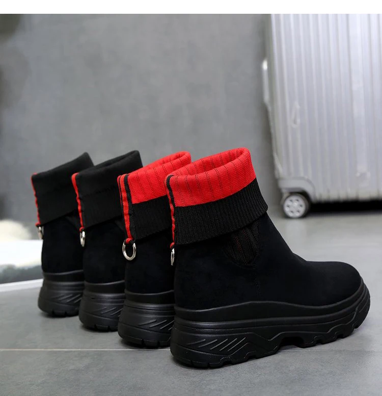 Spring And Autumn Fashion warm snow boots winter new women ankle boots