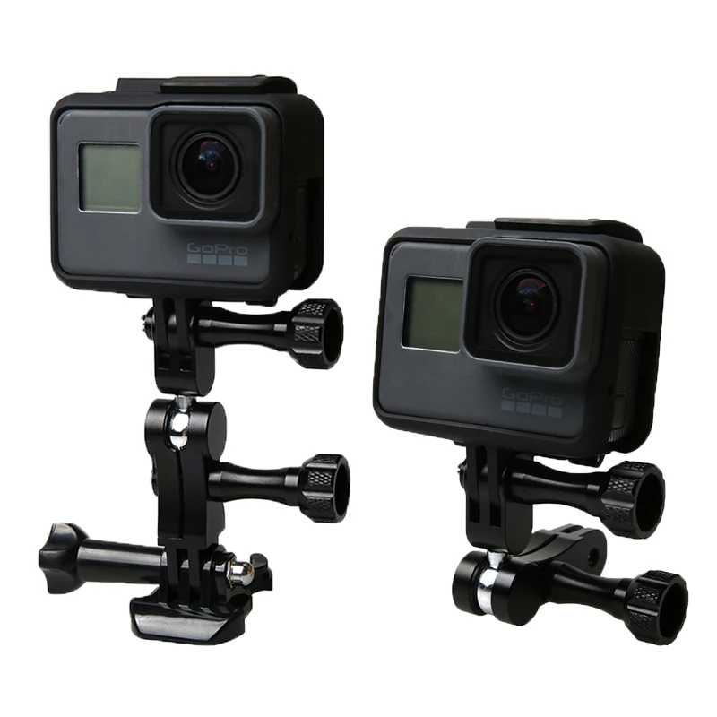 Селфи-палочки с ЧПУ 3-полосная рука облако терраса 360 градусов Yuntai для GoPro Hero 8 7 6 5 4 3+ SJCAM SJ4000 Xiaomi Yi 4K аксессуары