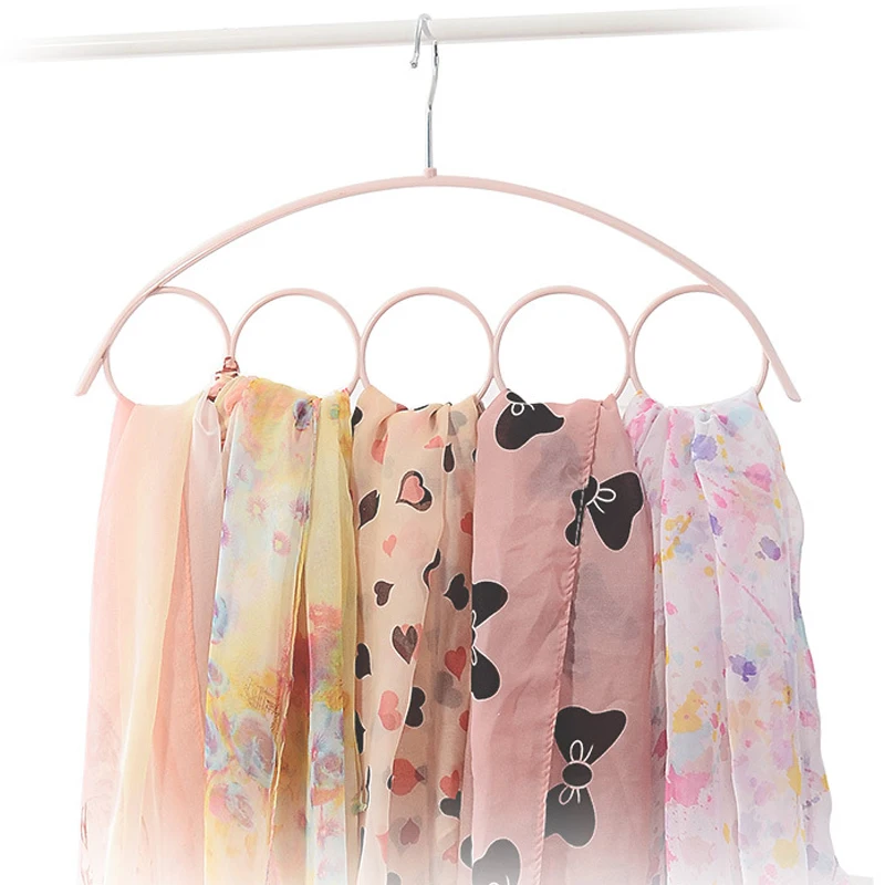 5 отверстий для колец держатель органайзер шарфов шали вешалка хранения | Дом и