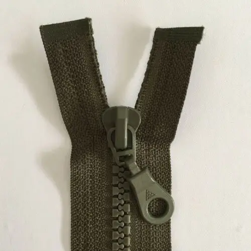 Army Green 70 см толстый открытый конец молнии смолы молния пуховик/пальто на молнии Одежда Швейные аксессуары - Color: Army Green
