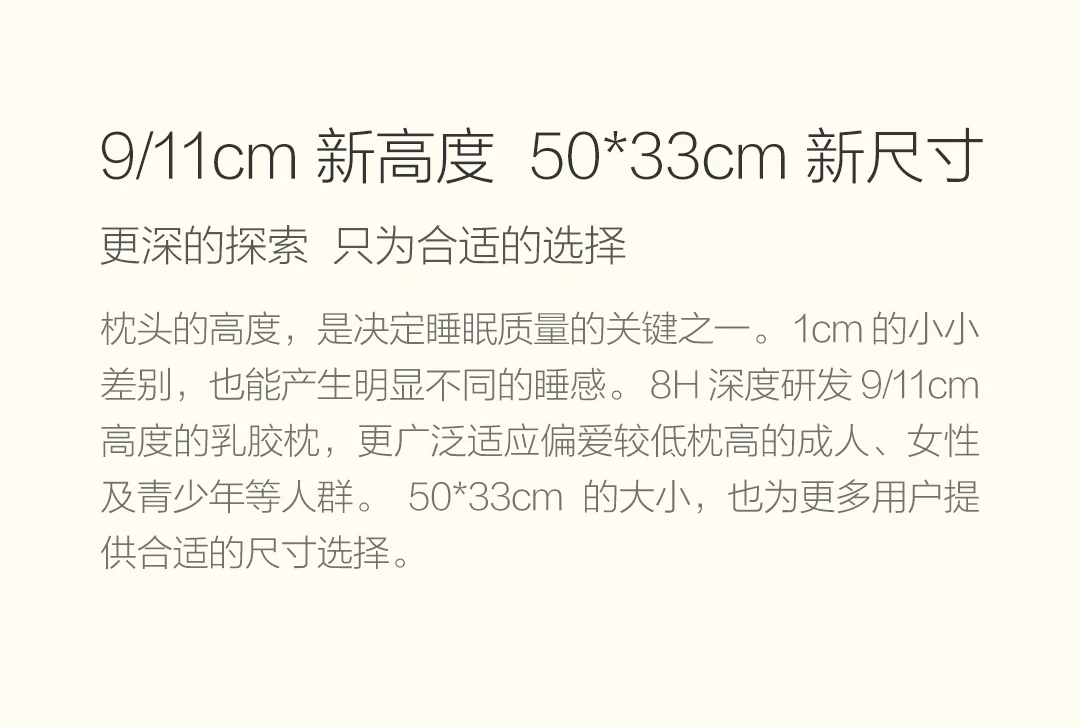 Xiaomi 8H ZR хлопковая Подушка с эффектом памяти супер мягкая Антибактериальная подушка для поддержки шеи 50x33x9/11 см