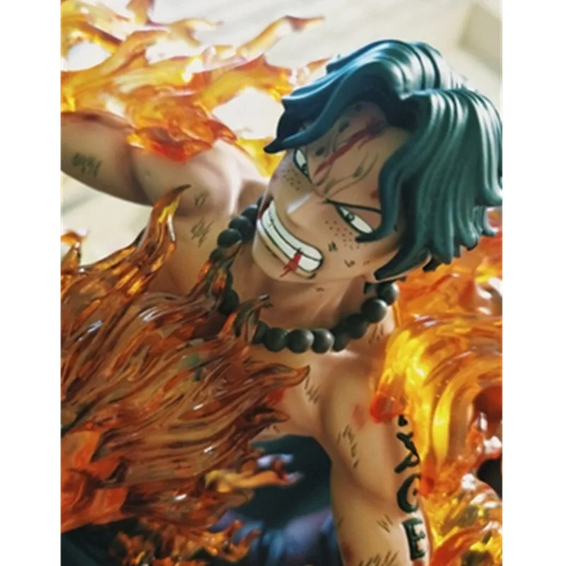 Аниме ONE PIECE The Death Of Portgas D Ace Sakazuki Луффи смола статуя фигурка коллекция украшения рабочего стола G2633