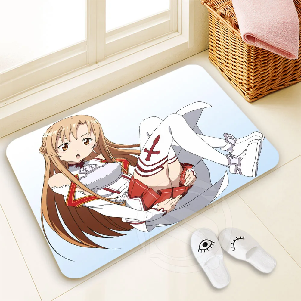 H-P239 Пользовательские Меч Искусство Интернет #22 Doormat Home Decor 100% Полиэстер Шаблон