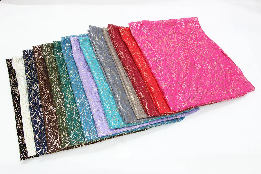 Новые модные хлопковые полосатые шарфы Bronzing Circle Loop Женский бесконечный шарф