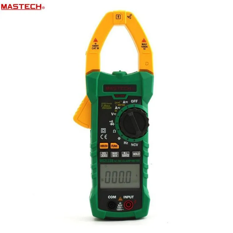 Цифровой мультиметр зажим MASTECH MS2115B True RMS 1 шт. переменный ток напряжения
