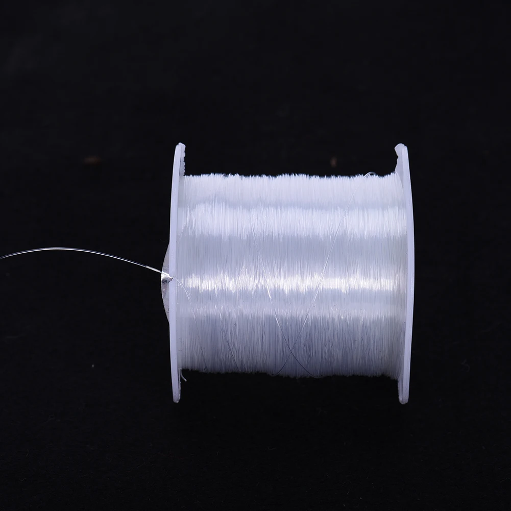 10 м/roll прозрачный DIY ювелирных ремесло Бисер Нитки нейлон Чистый белый шнур свадебные туфли Костюмы материалы Вышивание Нитки