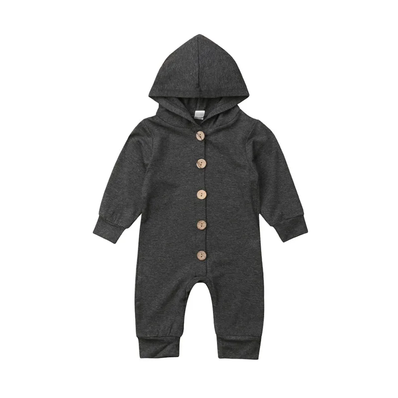 Теплые Комбинезоны унисекс для новорожденных осенне зимние комбинезоны с