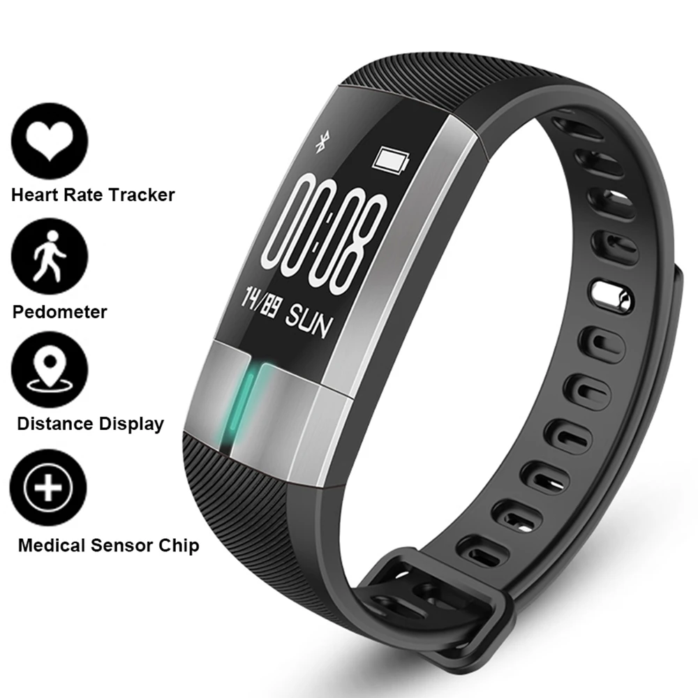 Умный Браслет измеритель ЭКГ артериального давления и пульса|wristband pulse|activity tracker