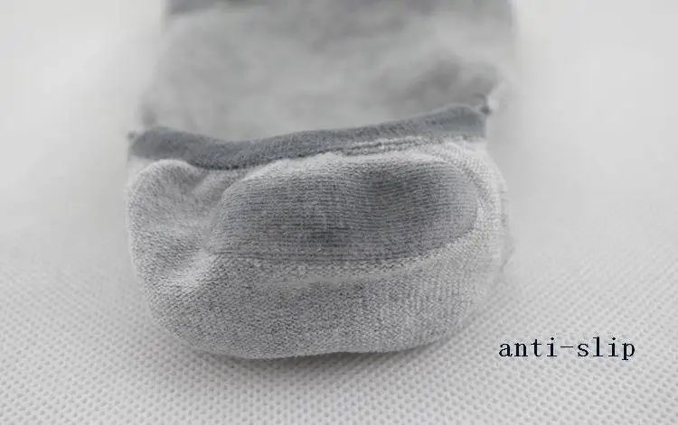 

5 pairs/lot men's super invisible cotton Socks boat anti slip summer slipper high qualtiy shallow 2019 new