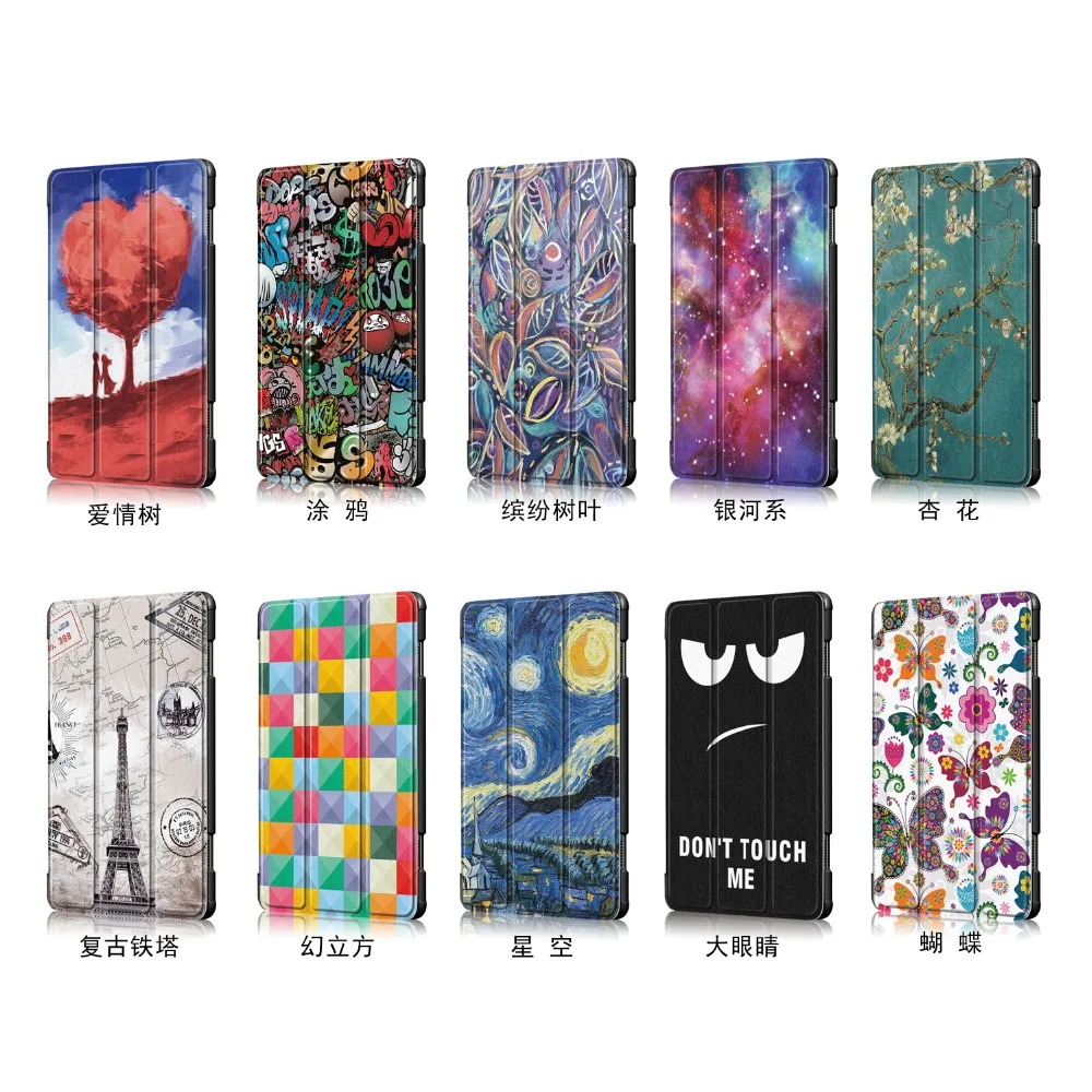Case For Lenovo Tab P10 TB-X705F TB-X705L 10.1'' Flip Cover Smart Magnet PU Leather Capa Funda Coque+Stylus | Компьютеры и