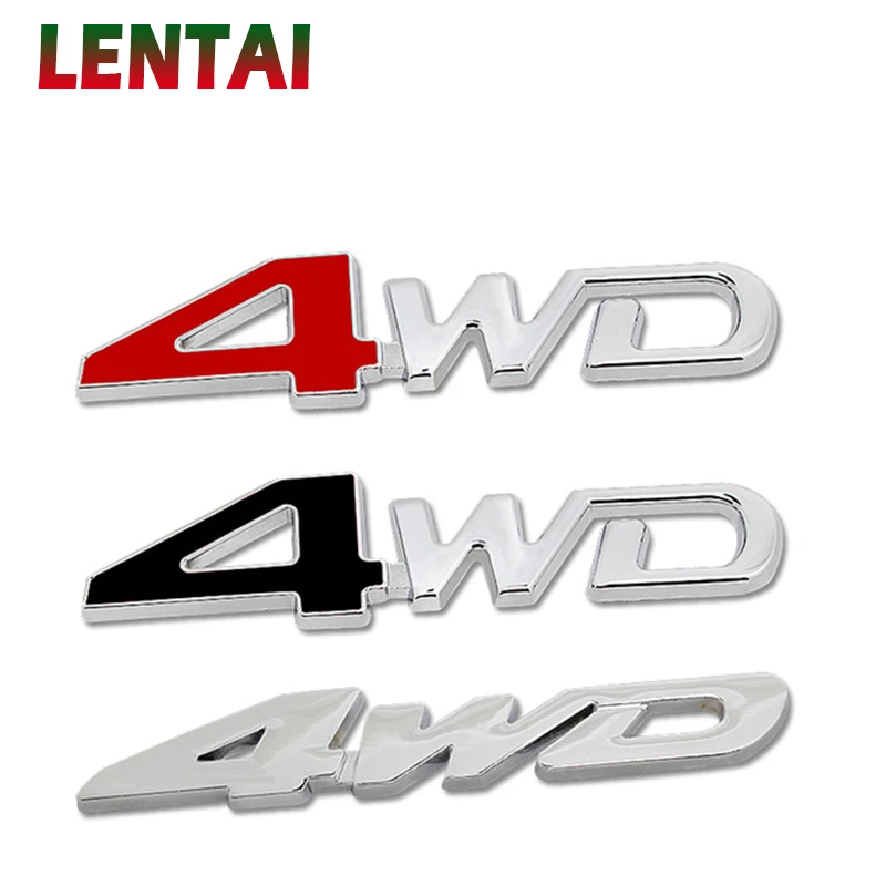 1 шт. автомобильная 3D металлическая наклейка 4x4 для Toyota c hr Kia sportage Peugeot 3008 Honda civic