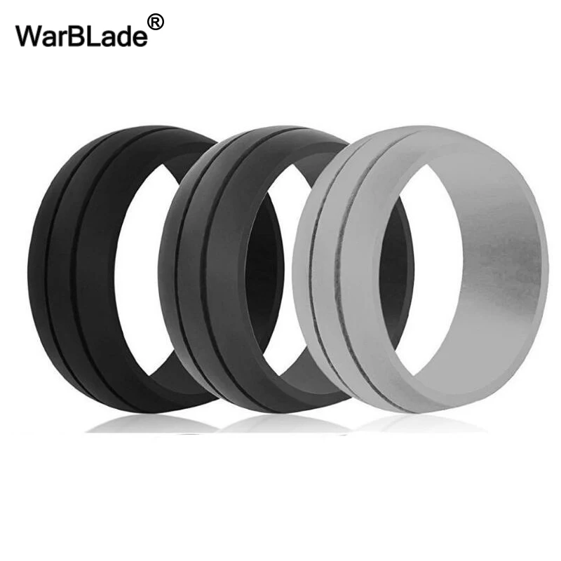 WarBLade 8 мм натуральное Силиконовое кольцо Гипоаллергенное Кроссфит гибкие резиновые пальцевые кольца для женщин и мужчин вечерние Обручальные кольца