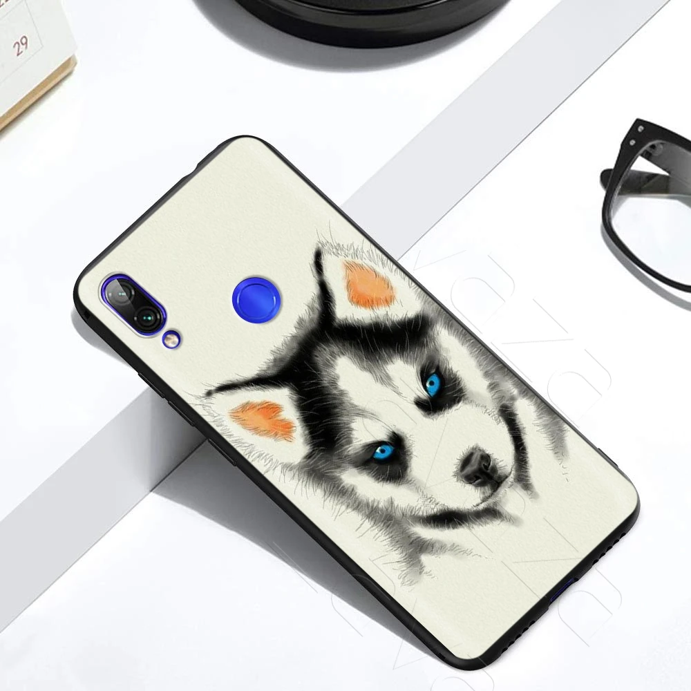 Animal Husky Puppy Dog Case for Xiaomi Redmi Note 8 9 9SK30 Pro MI MAX 3 6 SE A1 A2 A3 10 Lite Plus 8A F1 |