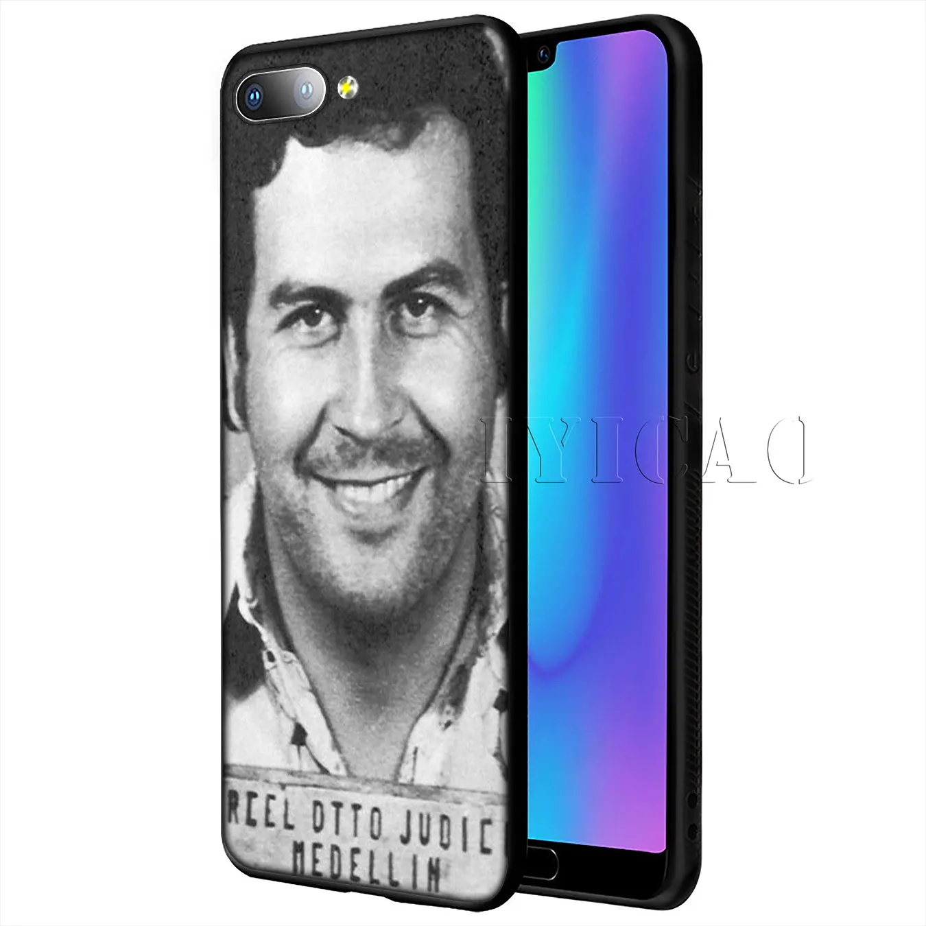 IYICAO Pablo Escobar Lovely Soft Silicone Phone Case for Huawei Y9 Y7 Y6 Prime 2019 Honor 20 8C 8X 8 9 9X 10 Lite 7C 7X 7A Pro |