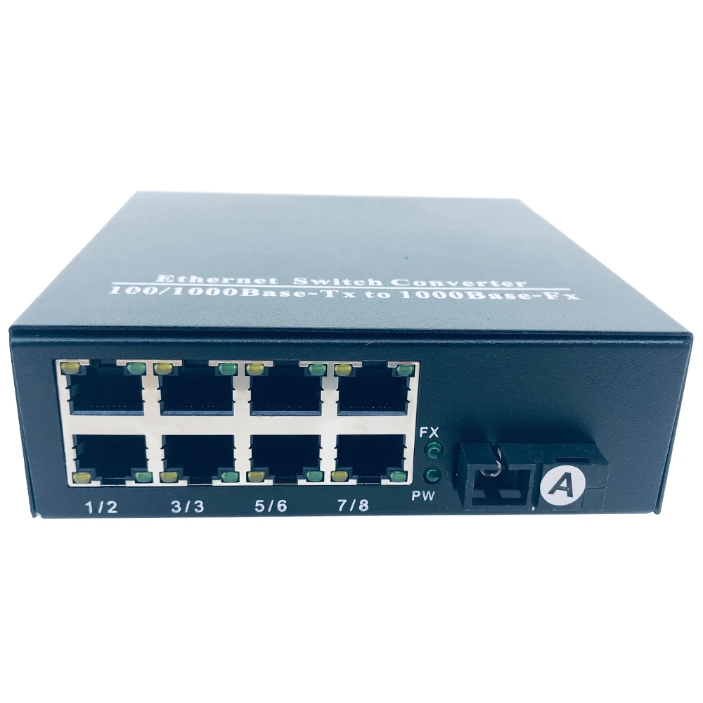 1310nm гигабитный волоконный коммутатор Ethernet оптический медиа конвертер