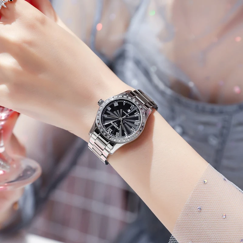 Женские автоматические механические часы Datejust из нержавеющей стали с римскими