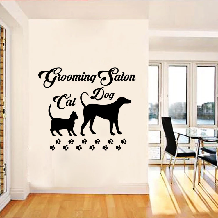 Высококачественные ПВХ наклейки на стену сделай сам для салона красоты собак и