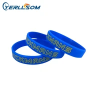 yerllsom 1000pcs trade assurance customized imprint logo silicone bracelets with print logo for events ys19071101