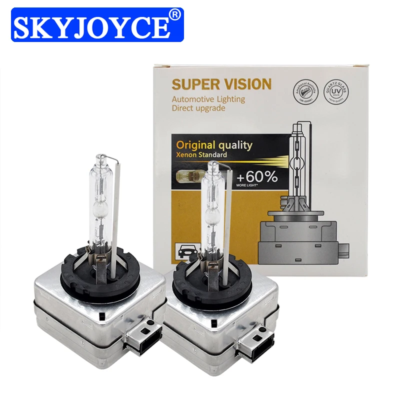 Ксеноновая лампа SKYJOYCE 55W D1S HID ксеноновая 6000K 4300K 8000K 10000K 5000K D3S 35W Автомобильная фара