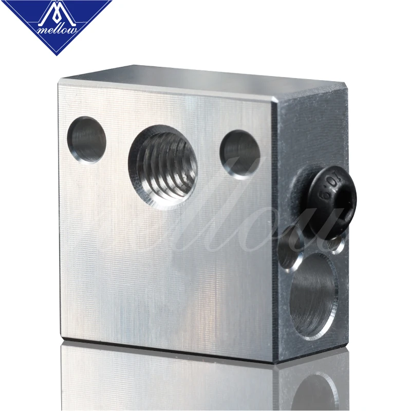 Mellow высокое качество Cr10 блок с подогревом для Micro Swiss Cr10 Hotend Creality Ender 3 Mk7/Mk8/Mk9 блок j-головка Hotend головка экструдера