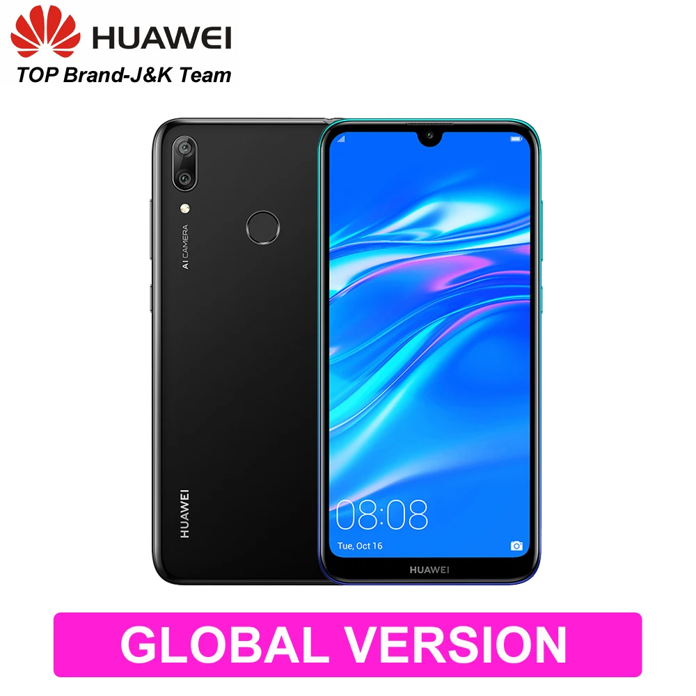 Huawei Y7 2019 Pro глобальная версия смартфон OTA обновление Prime мобильный телефон 6 26