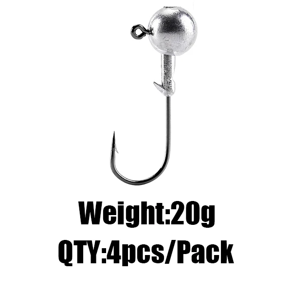 20G 4PCS SeaKnight SK01 SK02 рыболовный крючок 1 упаковка 3,5 г 5 г 7 г 10 г 14 г 20 г яркий свинцовый крючок колючий рыболовный крючок с соединительным кольцом - Цвет: 20G 4PCS