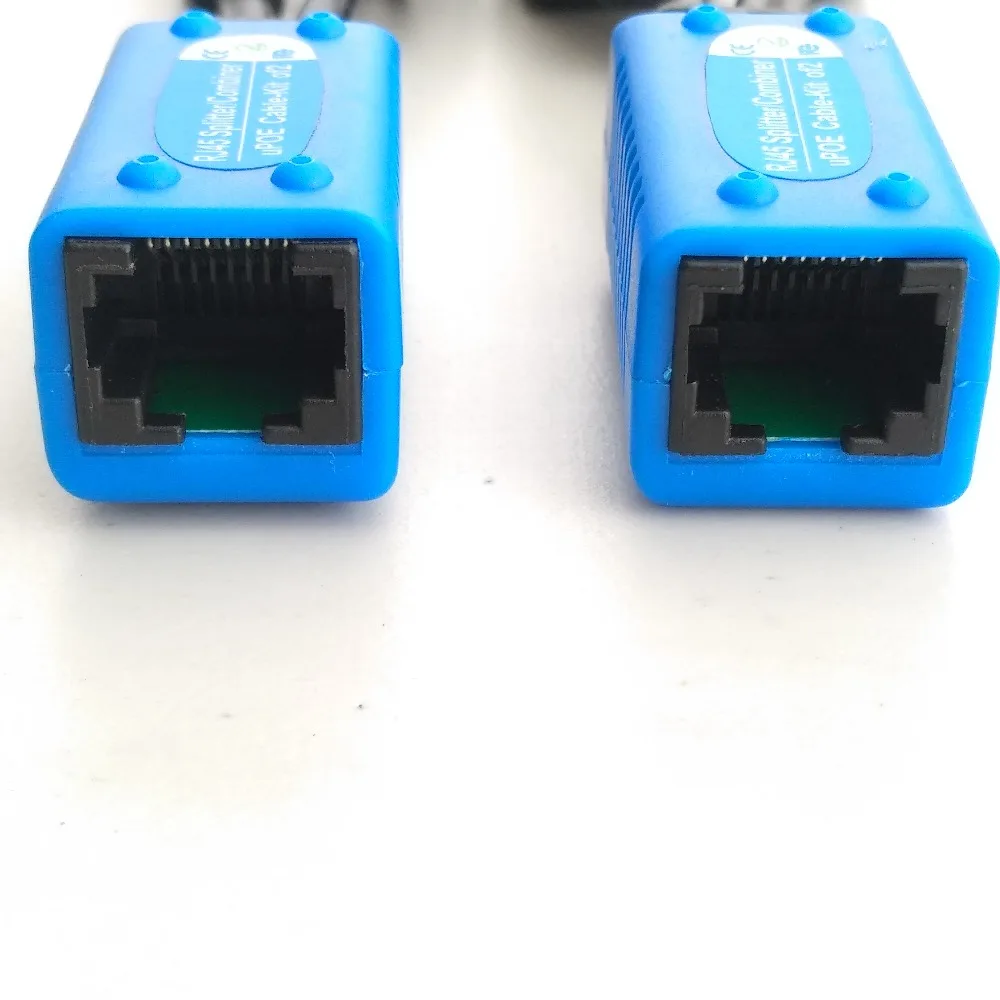 JTOEB UPoe кабель-комплект 2 RJ45 Сплиттер commbiner 2Poe IP-камера передачи от одного UTP cat5/6e