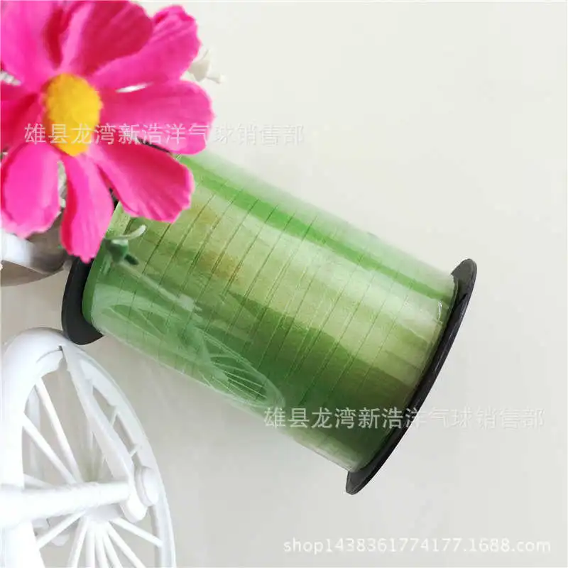 Light Green 1 х воздушные шары лента фольга атласная завивка DIY Для Свадебные украшения для дня рождения ленты 250 ярдов праздничные вечерние поставки - Цвет: Light Green