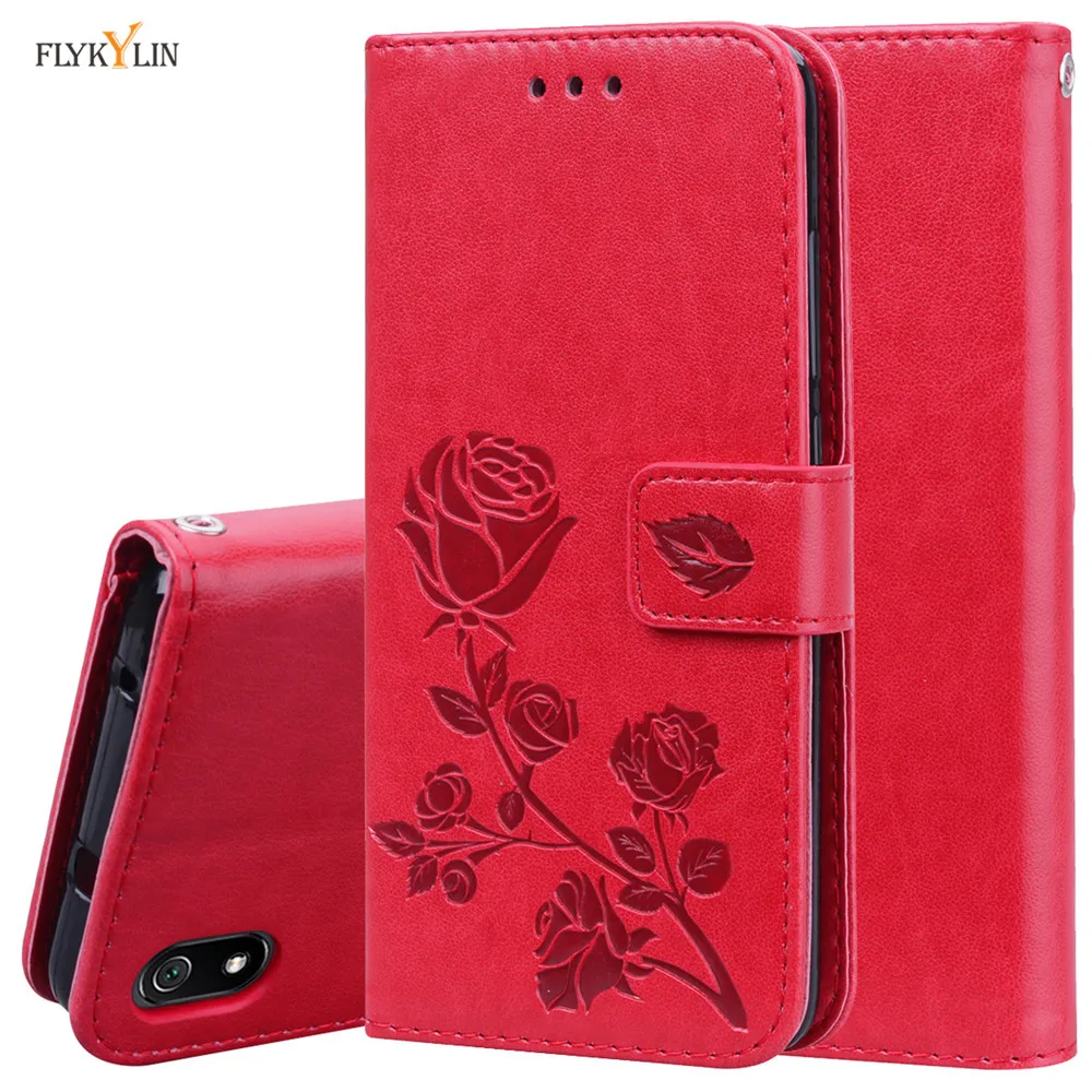 Кожаный чехол книжка для xiaomi Redmi 4X 4A 5A 5 Plus 6 6A 7 7A Note 3D кошелек xioami K20 Pro задняя