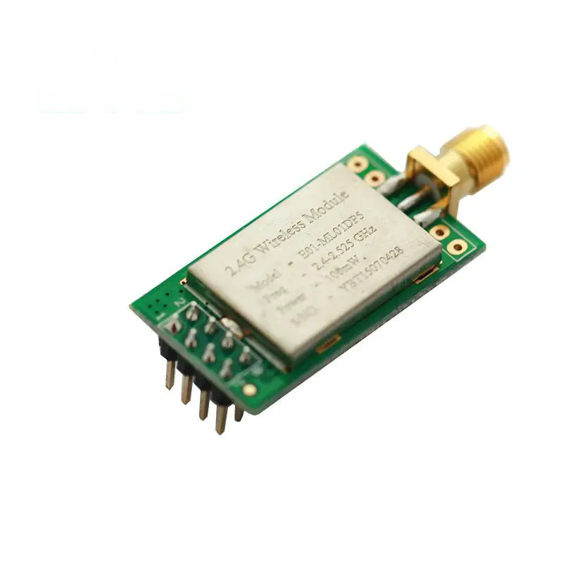 E01-ML01DP5 большой диапазон SPI NRF24L01P 2,4 ГГц 20 дБм 2,5 км DIP SMA-K антенна Iot беспроводной модуль приемопередатчика радиоуправляемая игрушка