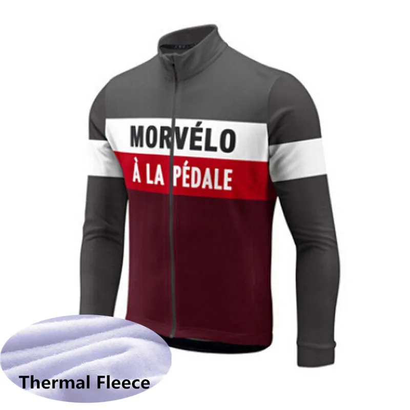 Ropa ciclismo велосипедная Футболка мужская быстросохнущая Топ с длинным рукавом Зимняя Теплая Флисовая велосипедная рубашка Спортивная одежда для гонок на велосипеде K2907 - Цвет: only jersey 16