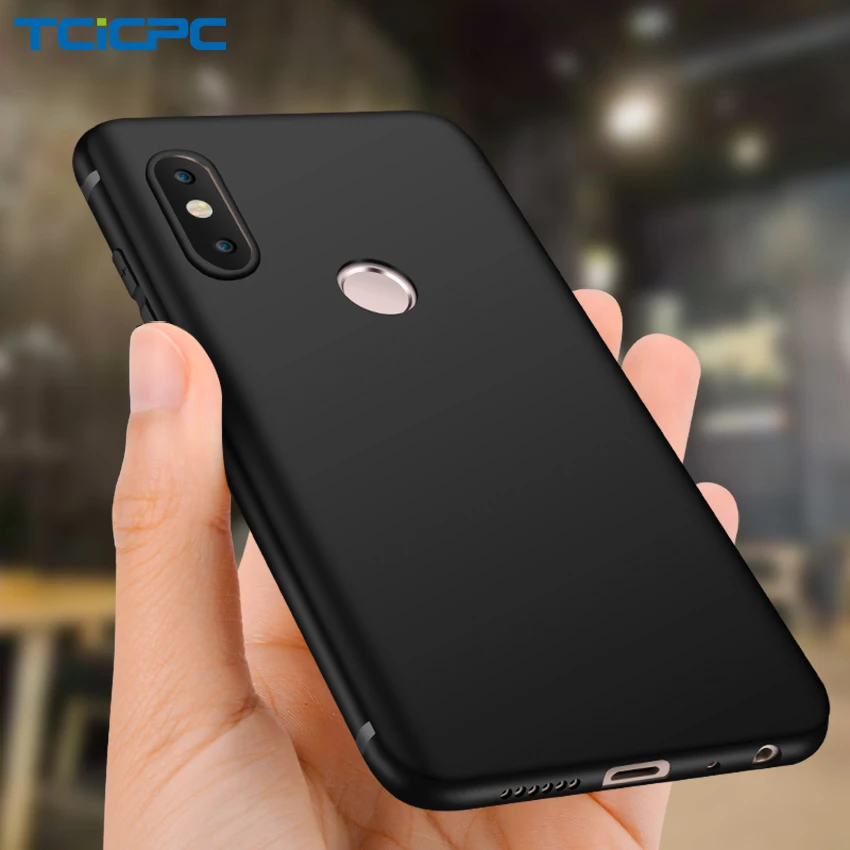 Tcicpc для Xiaomi Redmi Note 5 чехол силиконовый роскошный тонкий матовый из ТПУ мягкий