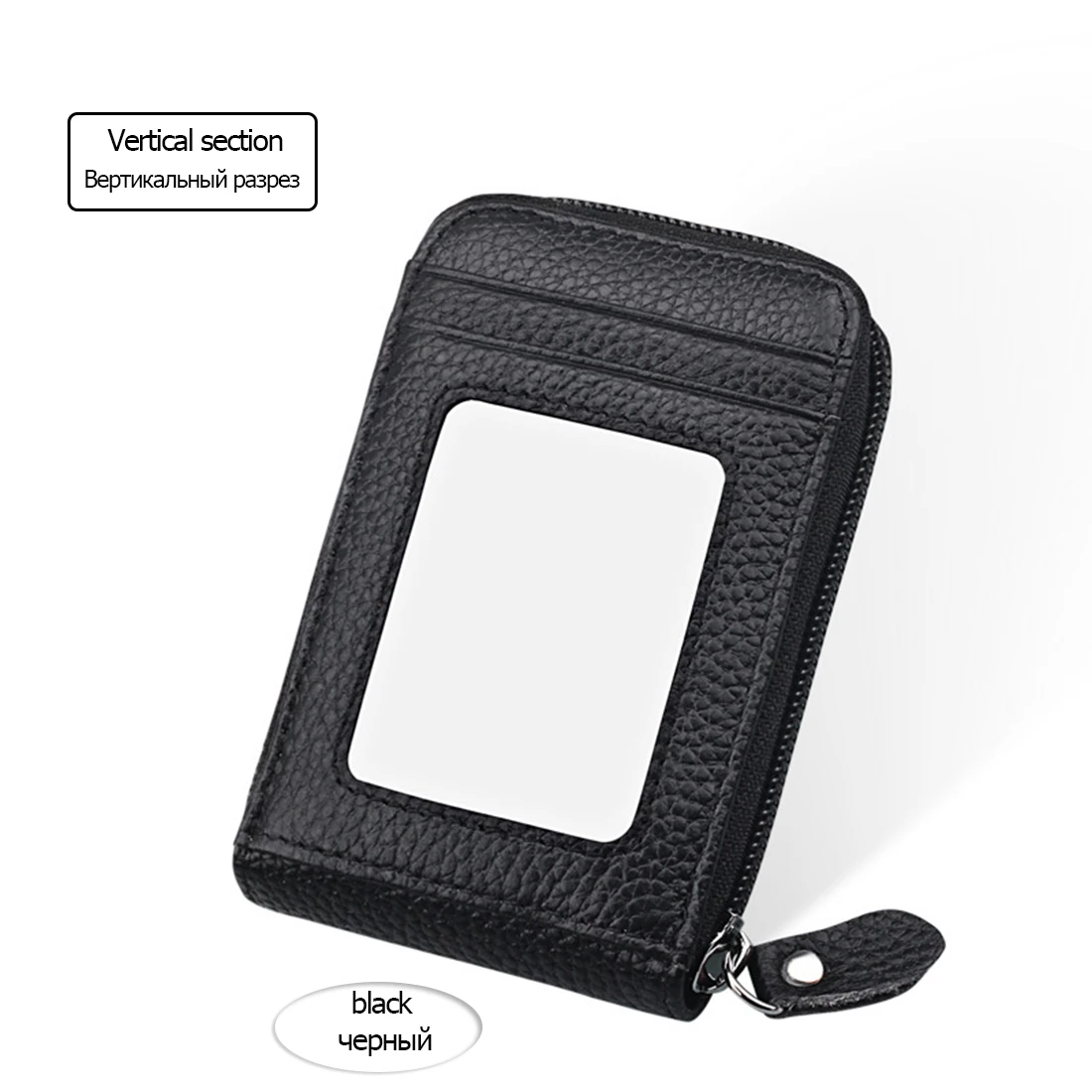 kb09 black HMILY женский держатель для карт, кошельки из натуральной кожи, высокое качество, женская сумка для кредитных карт, мужской держатель для карт, портмоне - Цвет: kb09 black