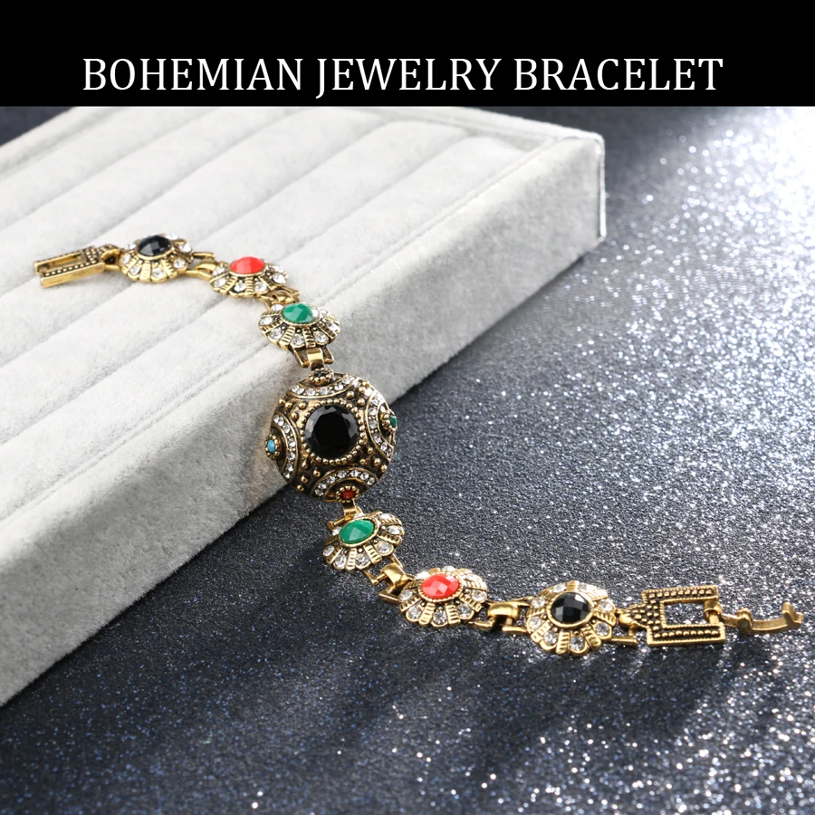 2021 модные браслеты в стиле бохо для женщин уникальный черный браслет из древнего