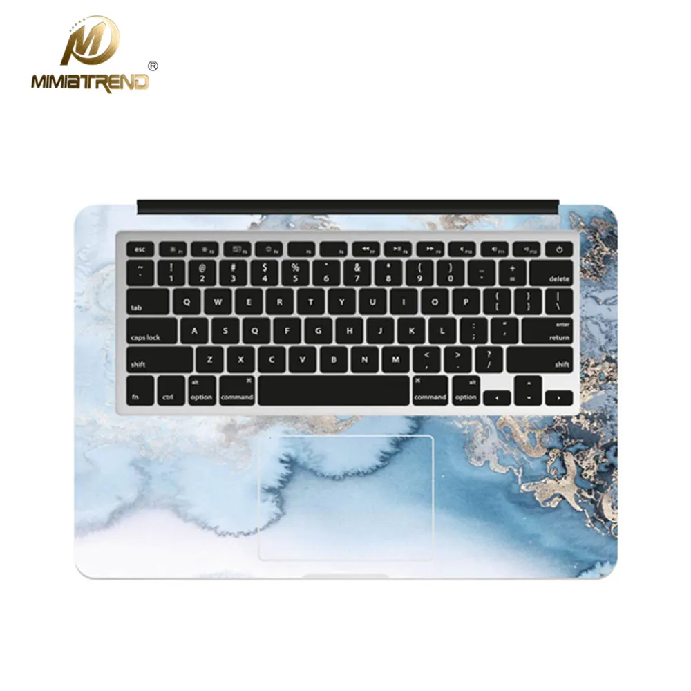 Mimiatrend новый синий мрамор зерна виниловая наклейка ноутбука наклейки для Apple Macbook