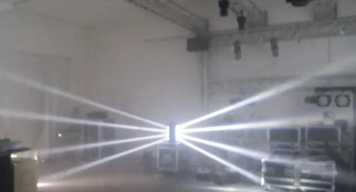 

Free Shipping New Moving Head Led Spider Light 8x10W White Led Party Light DJ Lighting Beam Moving Head Light