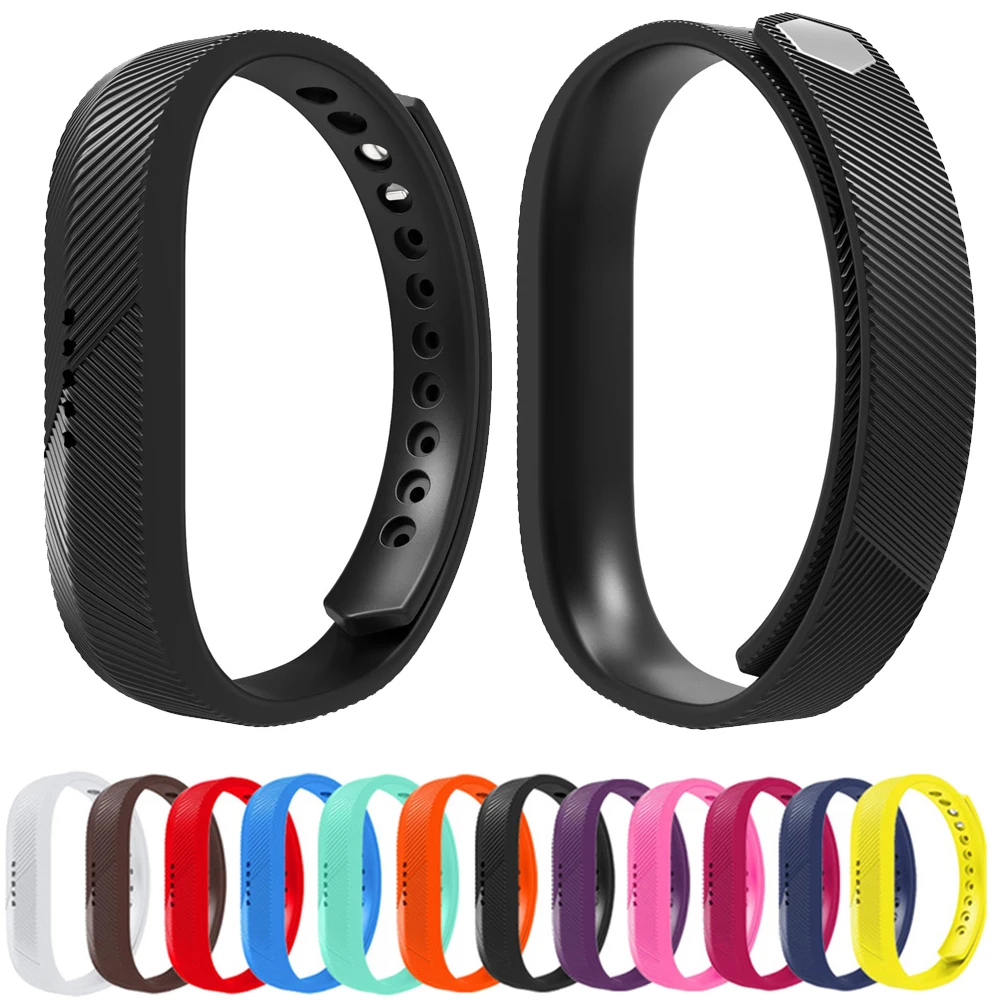 Ремешок силиконовый сменный для смарт часов Fitbit Flex 2 14 цветов|Ремешки часов| |