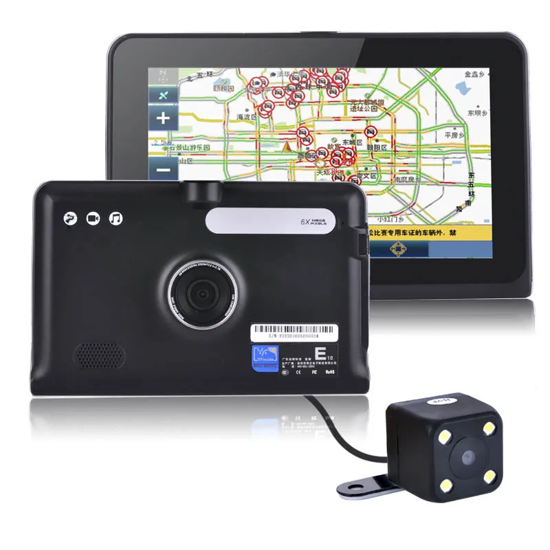 HD 7 дюймов емкостный экран Android автомобильный грузовик gps навигация заднего вида